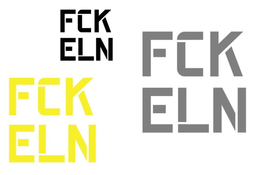 2x Anti Musk Aufkleber "FCK ELN", Vinyl Folie,  versch. Größen u. Farben