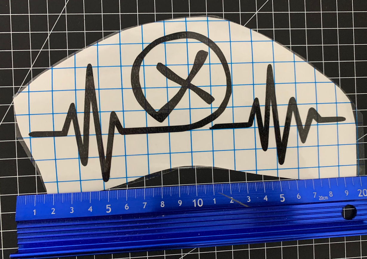 Geocaching Aufkleber, Herzschlag, versch. Farben und Größen