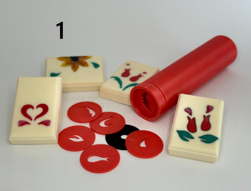 Extruderscheiben Sets 45mm - verschiedene Motivvarianten, mit/ohne Tube!!