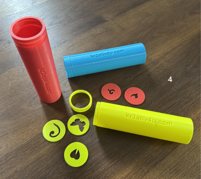 Extruderscheiben Sets 45mm - verschiedene Motivvarianten, mit/ohne Tube!! Foto 7