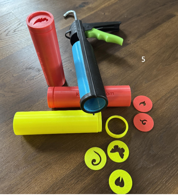 Extruderscheiben Sets 45mm - verschiedene Motivvarianten, mit/ohne Tube!! Foto 8