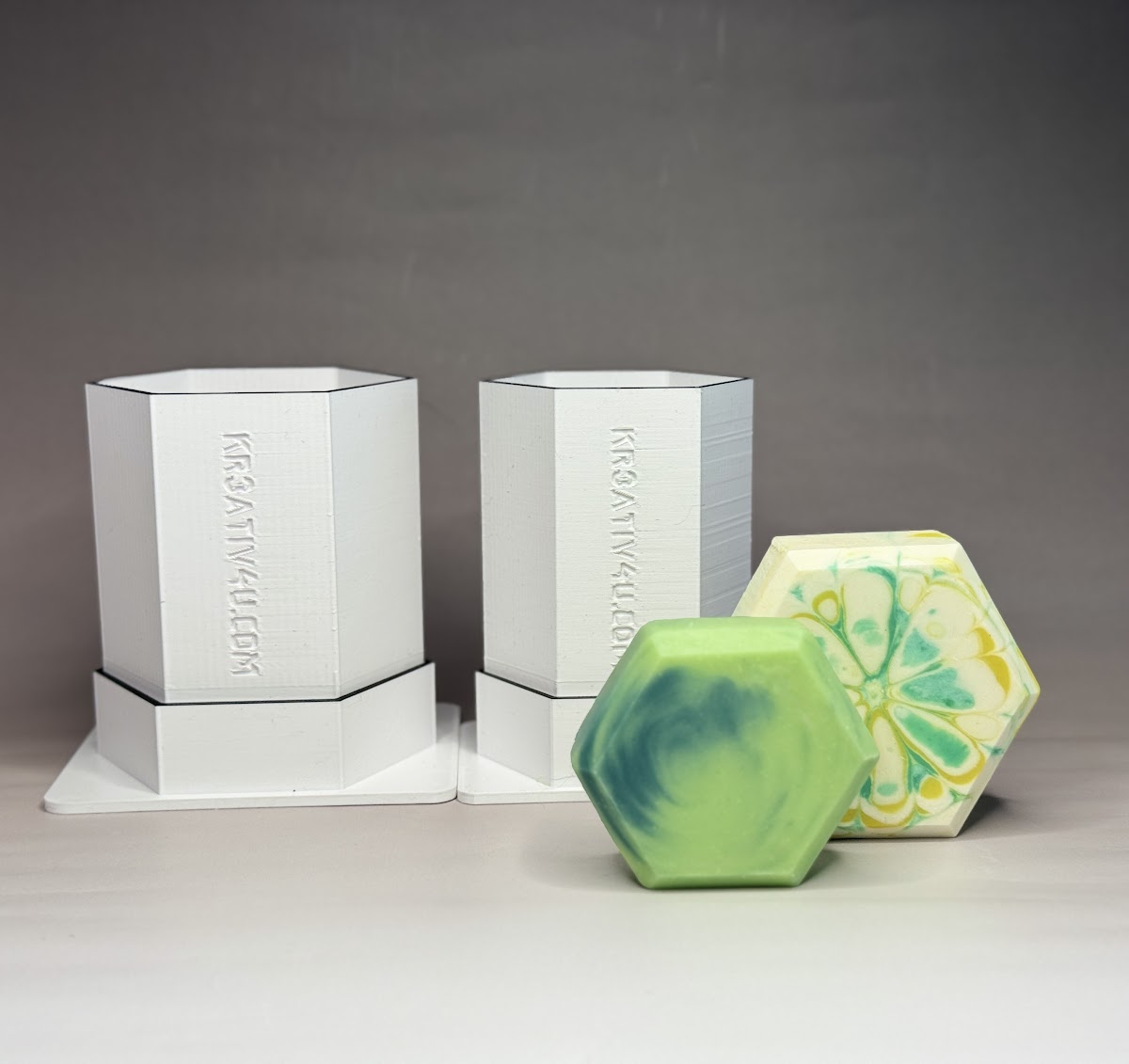 Seifenformbehälter Wabe