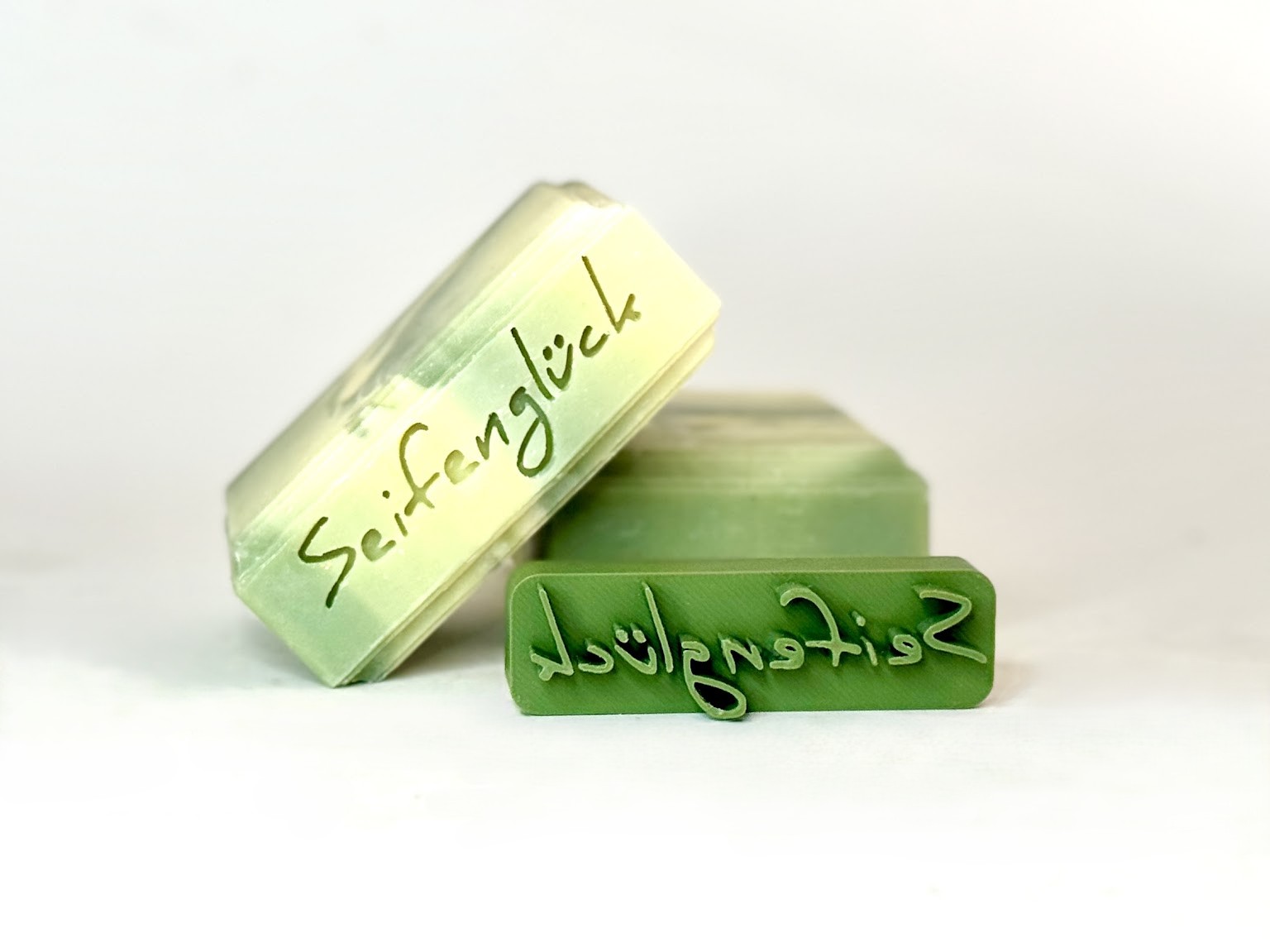 Motiv-Schriftzug: Seifenglück
